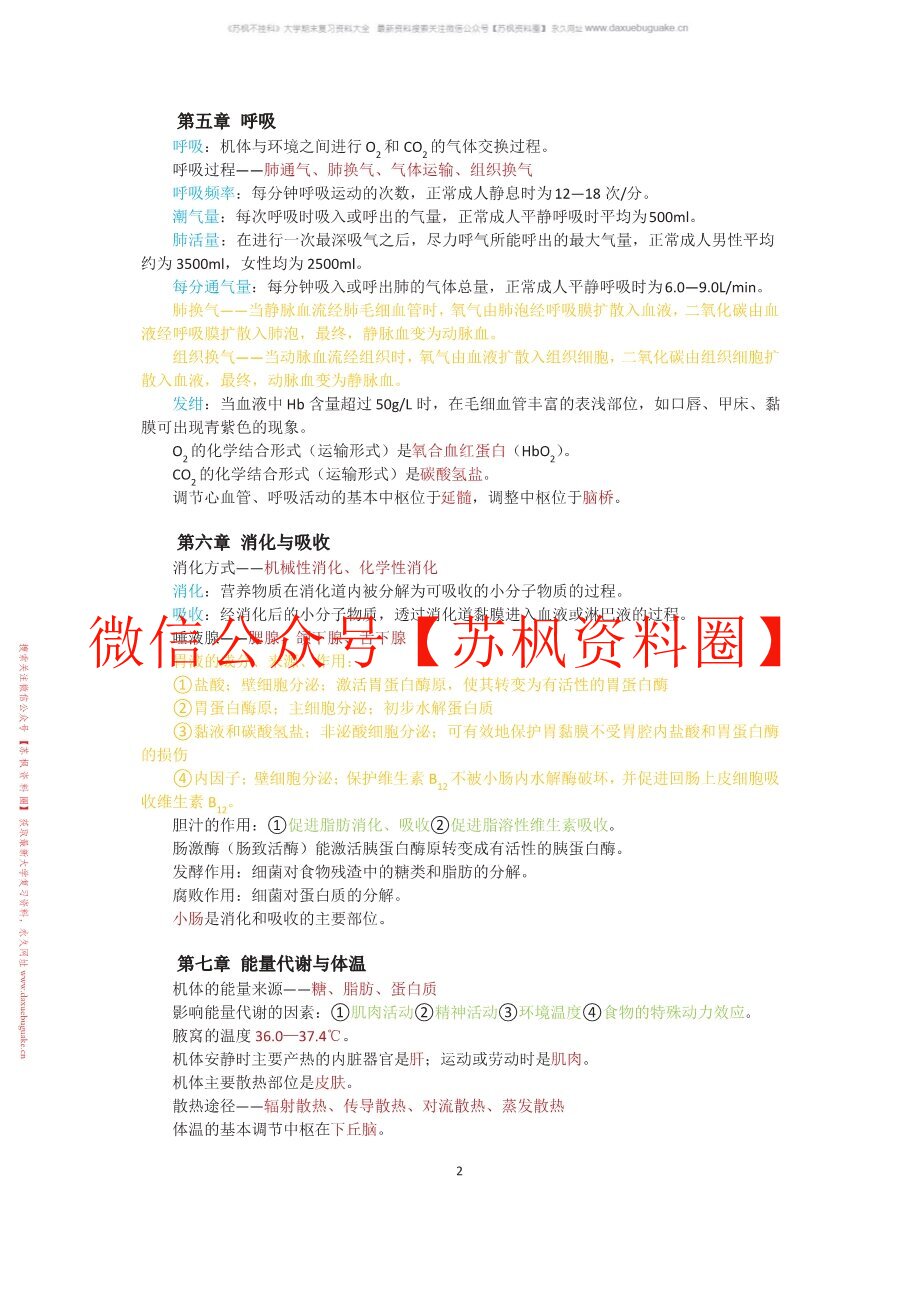 人体生理学